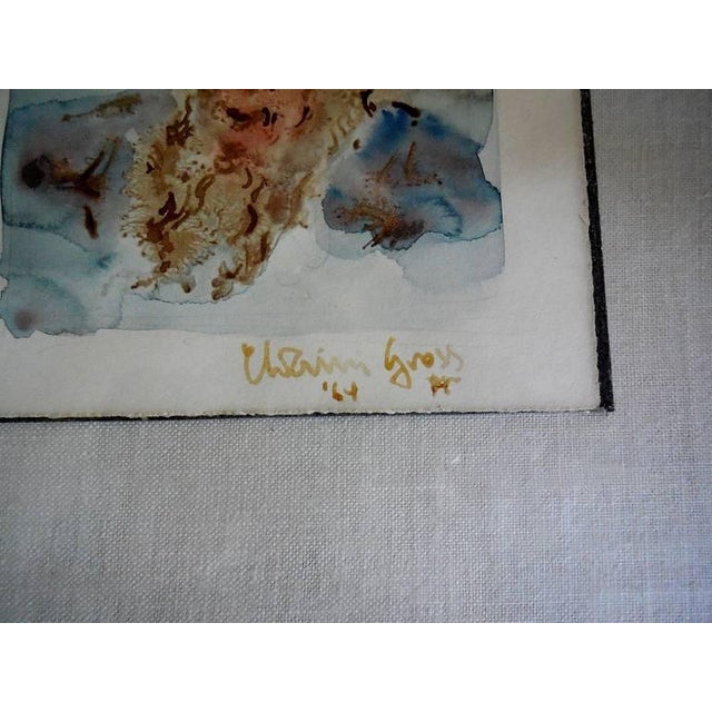 Modern Chaim Gross, The Rabbis, Judaica portraits, 1964 For Sale - Image 3 of 4