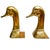 Mid 20th Century Mid 20th Century Solid Brass Spanish Duck Head Bookends by Sarreid - A Pair For Sale - Image 5 of 8
