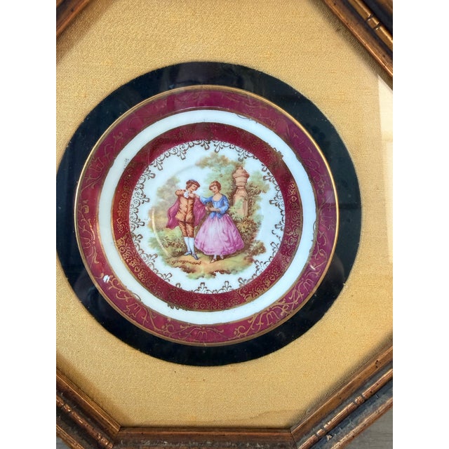 Limoges Fragonard Octagonal Framed Plates For Sale In Jacksonville, FL - Image 6 of 11