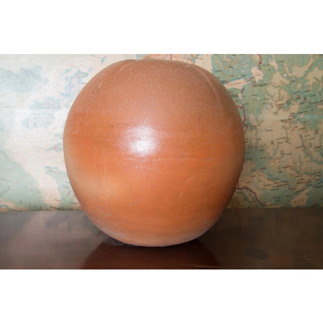 Vintage Large Terra Cotta Peach For Sale In New York - Image 6 of 7