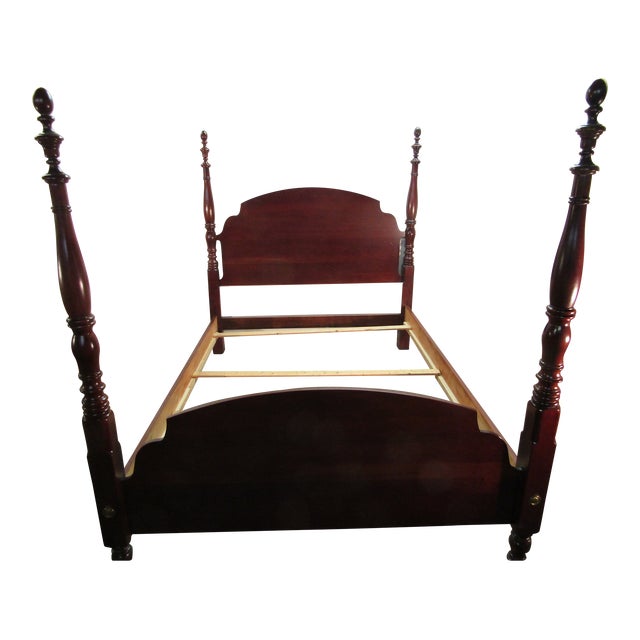 Pennsylvania House Solid Cherry Queen Size Poster Bed Chairish