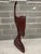 Mid-Century Balinese Art Deco Elongated Maiden Bust in Premium Hardwood For Sale - Image 4 of 12