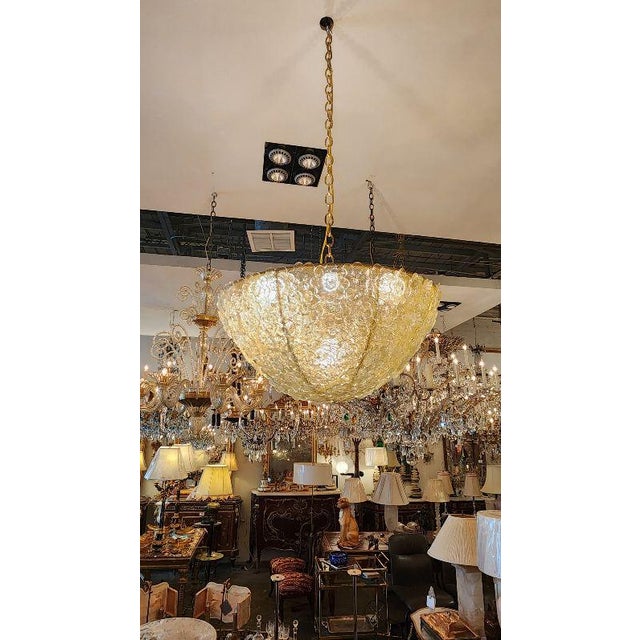 Early 20th Century Custom Murano Style Chandelier For Sale - Image 4 of 8