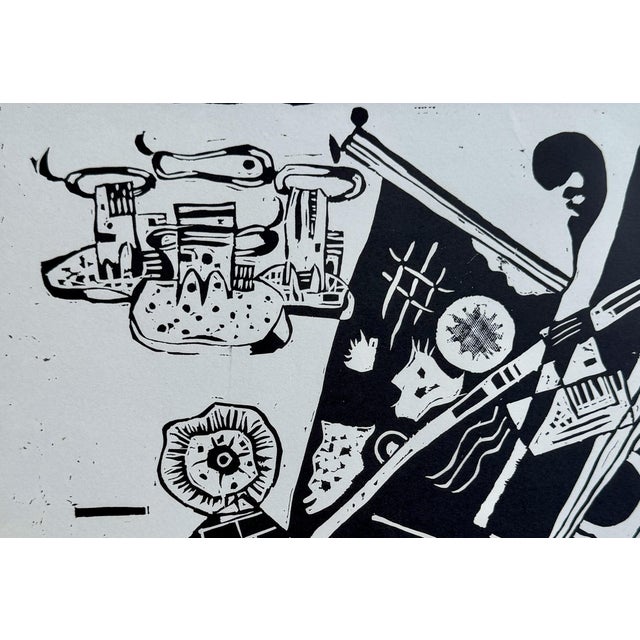 Wassily Kandinsky, Composition, Woodcut For Sale - Image 3 of 5