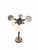 Robert Sonneman 1960s Mid-Century Modern Chrome Atomic Sputnik Table Lamp Attributed to Robert Sonneman For Sale - Image 4 of 6