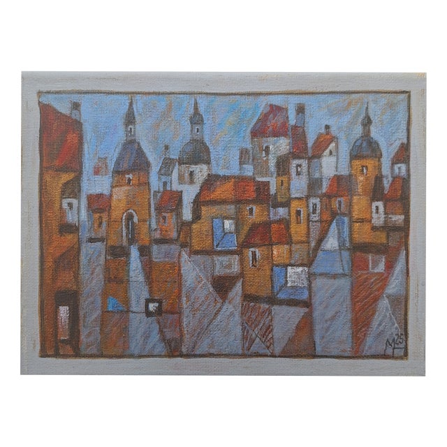Mikolaj Malesza, Forgotten City II, 2025, Acrylic on Canvas For Sale