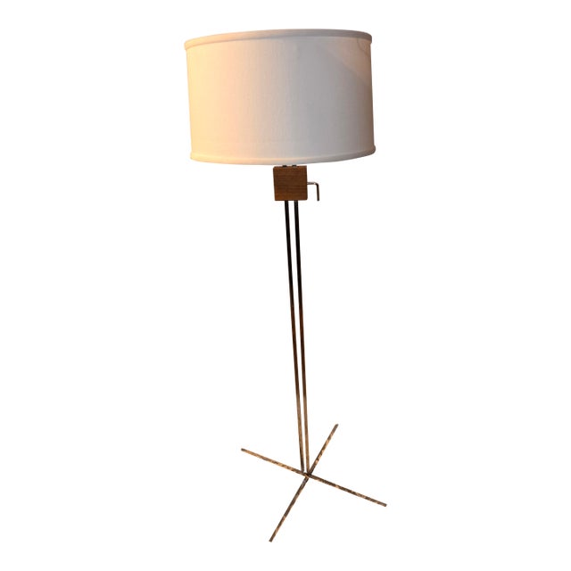 1970s Hans Eichenburger 48 Inch Floor Lamp For Sale