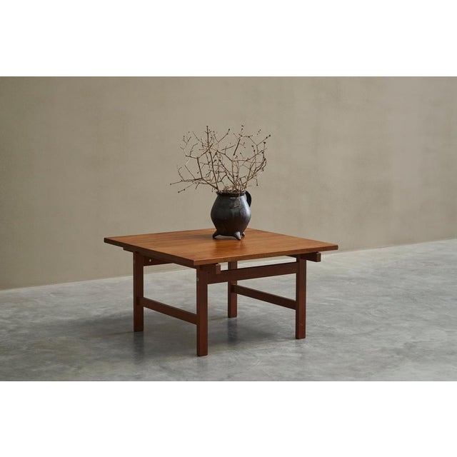 Andreas Tuck Vintage Danish Coffee Table in Teak by Hans J. Wegner for Andreas Tuck, 1960s For Sale - Image 4 of 15