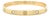 Cartier, Love Bracelet Classic Model 4 Diamonds Bangle Bracelet, Size 18 For Sale