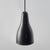 Lyfa 1950s Bent Karlby Black Painted Metal & Brass Pendant Lamp for Lyfa For Sale - Image 4 of 6