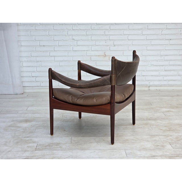 Danish Modus Lounge Chair by Kristian Vedel for Søren Willadsen Møbelfabrik, 1974 For Sale - Image 14 of 18
