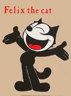 1980s Otto Messmer "Felix the Cat" Poster