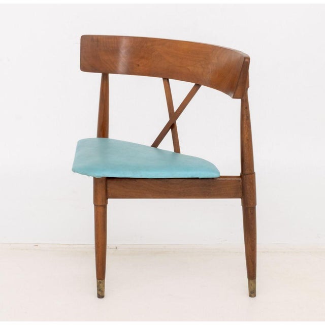 Mid 20th Century American Mid-Century Modern Corner Chair For Sale - Image 5 of 8