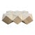 CFC Rustic Wood Geometric Coffee Table For Sale
