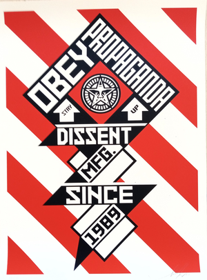 Shepard Fairey (Obey), Constructivist Banner, Screenprint