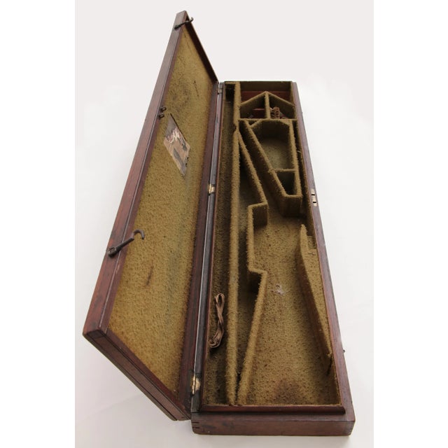 Mahogany Gun Case from H.W. Mortimer & Son, 1810s For Sale - Image 3 of 18