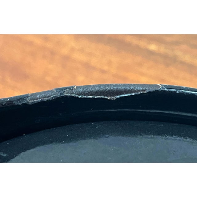 Mid-Century Modern Black Enamel Cast Iron Pot with Teak Handle by Timo Sarpaneva for Rosenlew of Finland, 1960s For Sale - Image 15 of 18