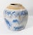 Mid 20th Century Mid-Century Abstract Chinese Chinoiserie Blue and White Ginger Jar For Sale - Image 5 of 11