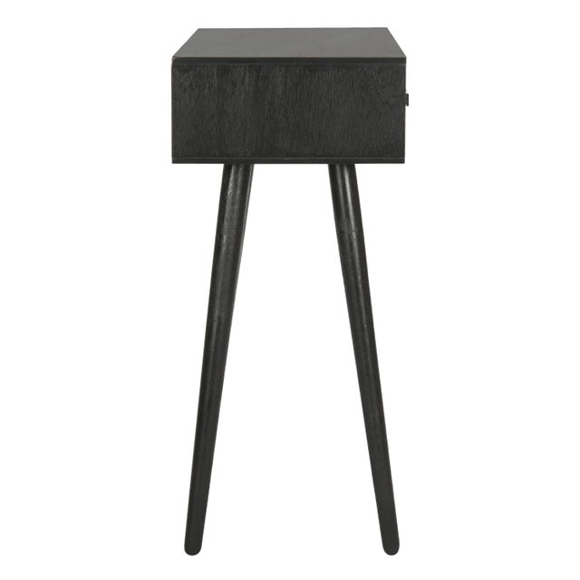 Modern 2 Drawer Console in Black For Sale - Image 3 of 9