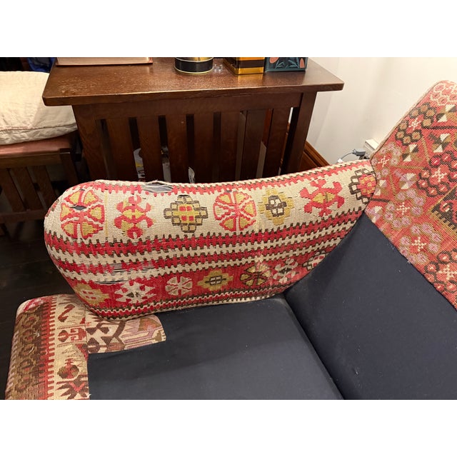 2000 - 2009 George Smith Vintage Kilim Sofa (2 Seaters) For Sale - Image 5 of 11