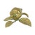 A beautiful French jewelry box, trinket box, or ash tray shaped like an apple with branches and leaves; featuring the...