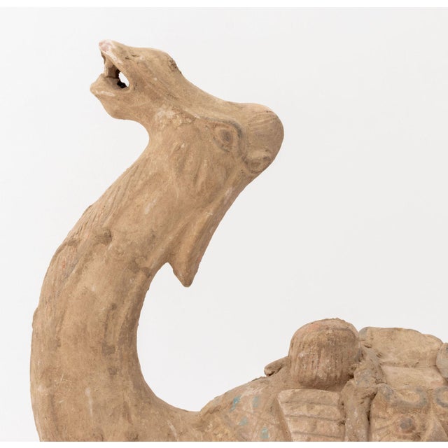 Chinese Tang Style Standing Camel Pottery Sculpture | Chairish