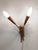 Vintage Danish Teak and Brass Wall Lamp, 1960s For Sale - Image 4 of 6