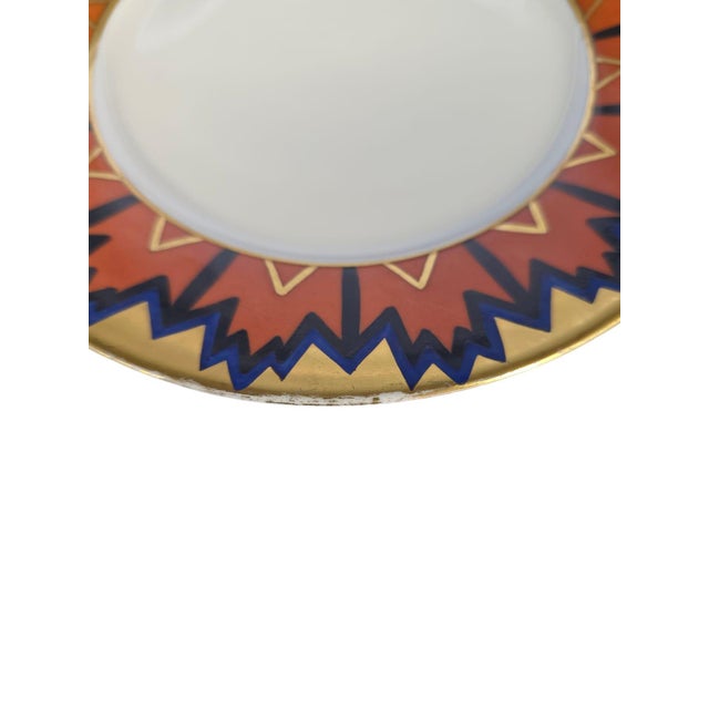 Exceptionally rare art deco cup and saucer by eschenbach bavaria, germany, circa 1920s. the eschenbach porcelain factory...