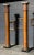 Brown Architectural Columns, 1850, Set of 2 For Sale - Image 8 of 11