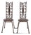Mid 20th Century Pair of Iron Scroll Side Chairs For Sale