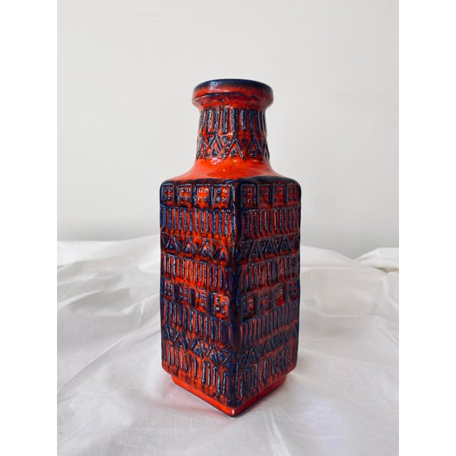 Brutalist Vase from Bay Keramik, Germany For Sale - Image 11 of 11