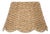 Faye Scalloped Shade, Rattan For Sale
