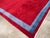 Ruby Red Galerie Shabab Collection Mid-20th Century Handmade Turkish Art Deco Style Room Size Carpet For Sale - Image 8 of 10