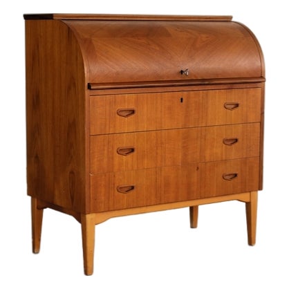 Vintage Swedish Secretary Cabinet from SMI, 1960s For Sale