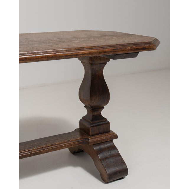 1970s Oak Refectory Coffee Table For Sale - Image 15 of 16