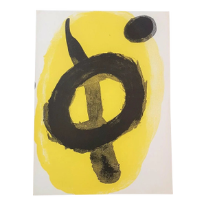 1961 Joan Miro Original Lithograph Dm04128 Derriere Le Miroir