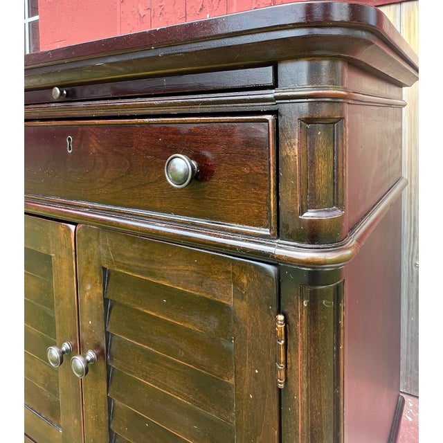 Wood Paula Deen Home Door Nighstand in Tobacco For Sale - Image 7 of 12