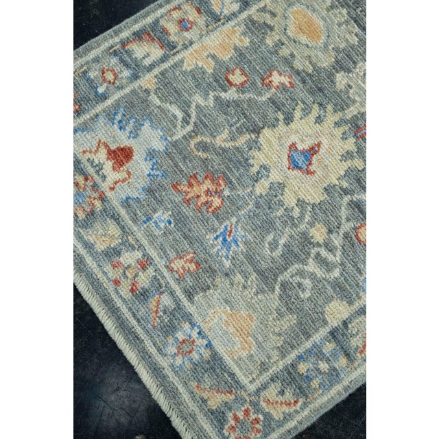 Turkish Oushak Rug 2' x 3'1" #17017 For Sale In Houston - Image 6 of 8