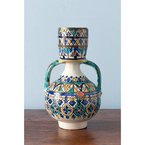 Moroccan Ceramic Fez Berrada Ewer, Early 20th Century For Sale - Image 10 of 10