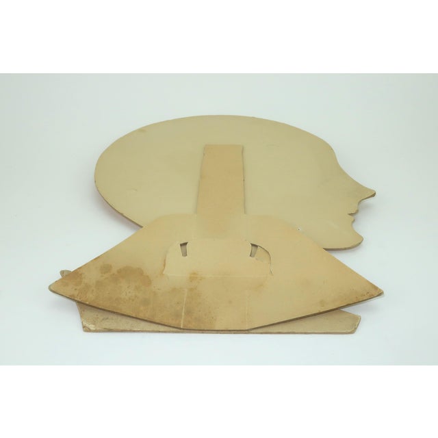 Art Deco Die Cut Lithograph Store Display of Bathing Beauty, c.1930 For Sale - Image 12 of 15