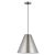 Transitional Thomas O'Brien By Visual Comfort Studio Gordon 1-Light Pendant with Steel Shade in Antique Brushed Nickel For Sale - Image 3 of 3