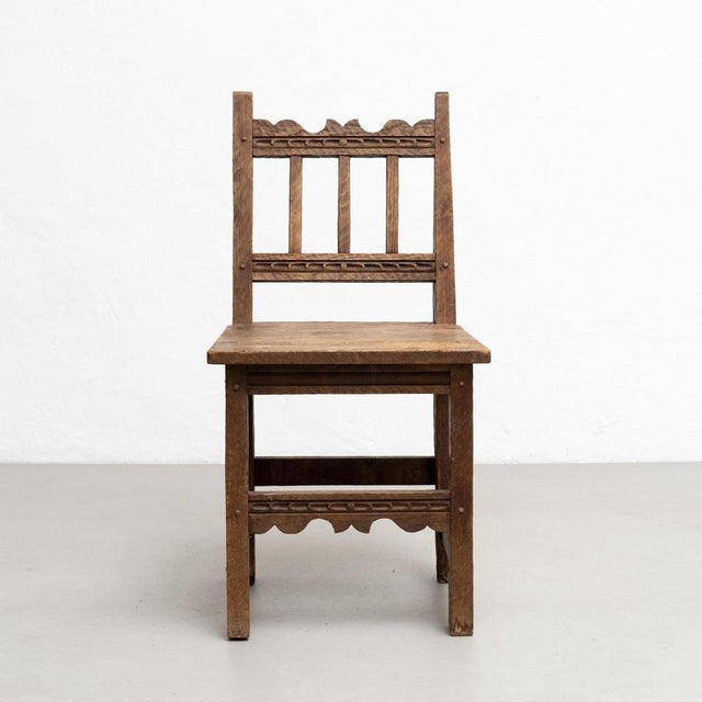 Mid-Century Modern Rationalist Wood Chairs, 1940s, Set of 4 For Sale - Image 4 of 18