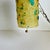 Yellow Mid Century Modern Lucite Swag Lamp Yellow Green Blue Chunky Acrylic Rock Candy Hanging Pendant Light For Sale - Image 8 of 12