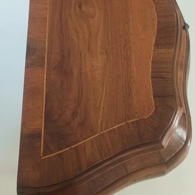 Vintage Italian Burl Wood Night Stands, A Pair For Sale In Los Angeles - Image 6 of 18
