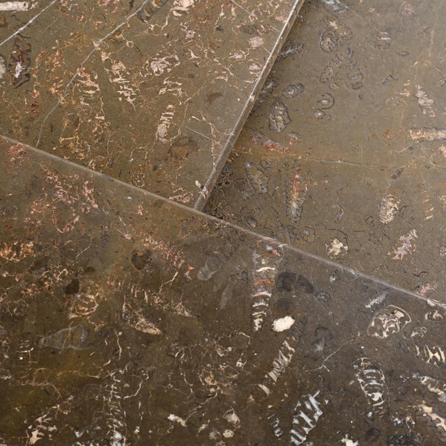 Stone Fossile Nesting Tables, Switzerland, 1970, Set of 3 For Sale - Image 7 of 17