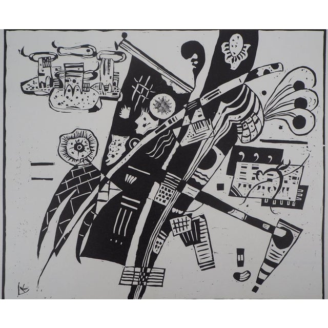 Wassily Kandinsky (1866-1944) Composition Original woodcut Signed in the plate with the artist's monogram On fine wove...