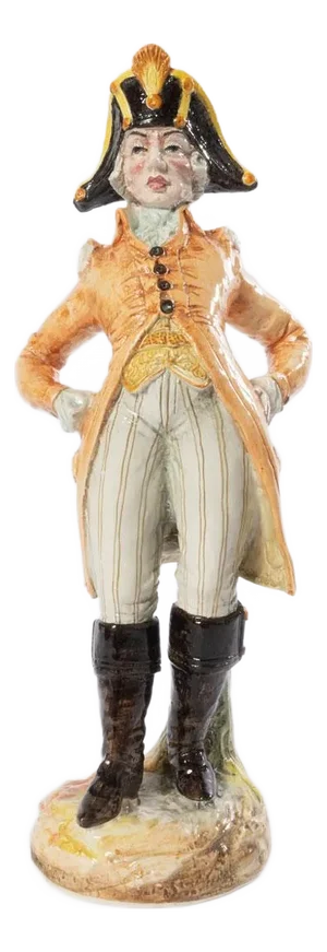 Mid 20th Century Italian Majolica Figure of a Man