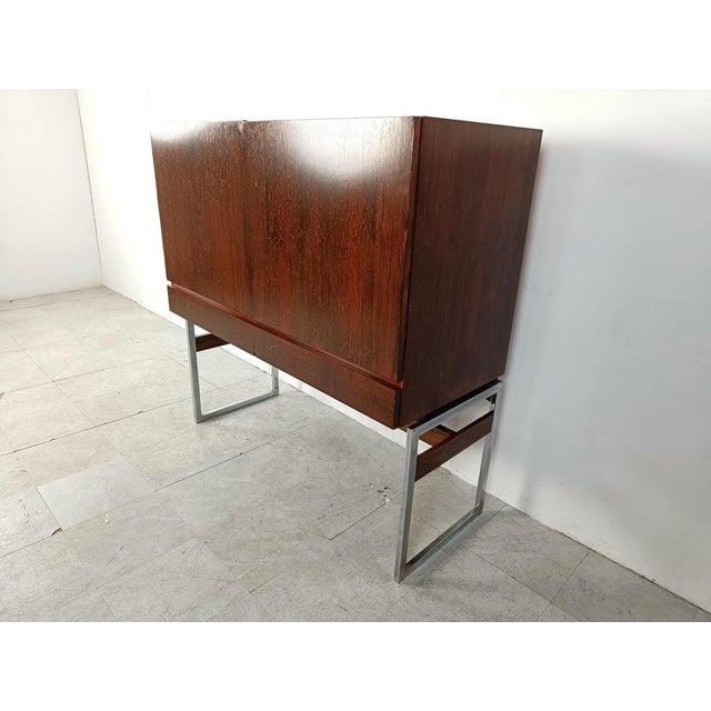 Mid-Century Wood Highboard, 1960s For Sale - Image 9 of 13
