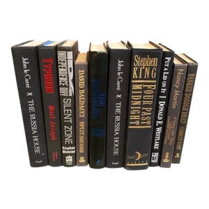 Vintage Late 20th Century Black Books - Set of 10