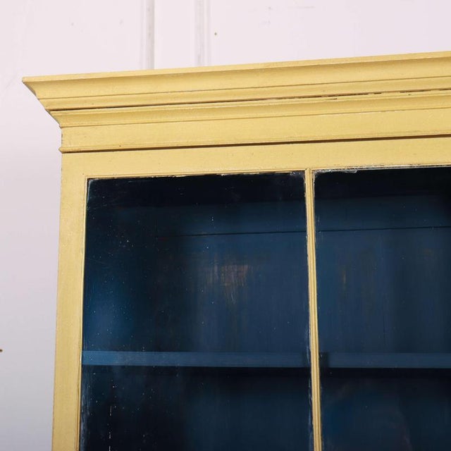 Early 19th C West country glazed kitchen dresser.1820 Adjustable shelves, interior shelf depth 24cm This piece is designed...